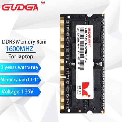 GUDGA ram laptop ddr3 meomry ram 8gb ddr3 Memoria Ram For Laptop 1600MHz ram ddr3 4gb 8gb for Notebook Computer Accessories