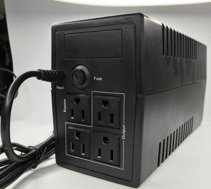 UPS (1000VA/ 600watts), SECURE Uninterruptible Power Supply, Black