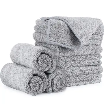 1/3Pcs Bamboo Charcoal Towel Kitchen Soft Fluff Rags Non-Stick Oil