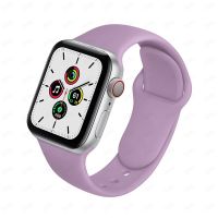 1สายรัดหลากสีสำหรับสายนาฬิกาข้อมือ40มม. 44มม. 41มม. 45มม. Iwatch 3/4/5/6/SE/7สร้อยข้อมือซิลิโคนสำหรับสายนาฬิกาข้อมือ42มม. 38มม.