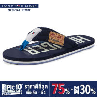 TOMMY HILFIGER รองเท้าแตะชาย รุ่น FM0FM03305 DW5 สีกรม bg