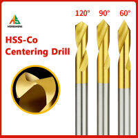 HSS-Co 60 90 120องศา NC เจาะจุด Stub Spotting Location Center Bit Prepare Guide Pilot Hole Chamfer Machine Tool