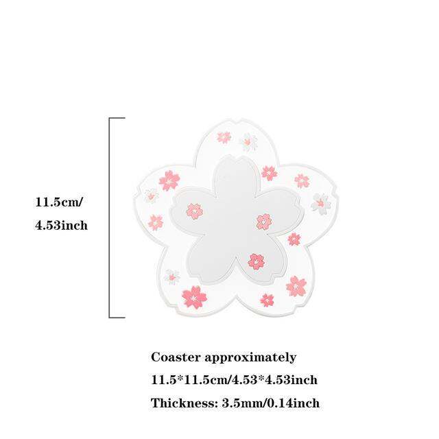 hot-lzliogwohiowo-537-1ชิ้นญี่ปุ่นดอกเชอร์รี่ฉนวนกันความร้อนตารางเสื่อชุดครอบครัวสำนักงานป้องกันการลื่นไถลถ้วยชานมแก้วถ้วยกาแฟรถไฟเหาะจานเสื่อ