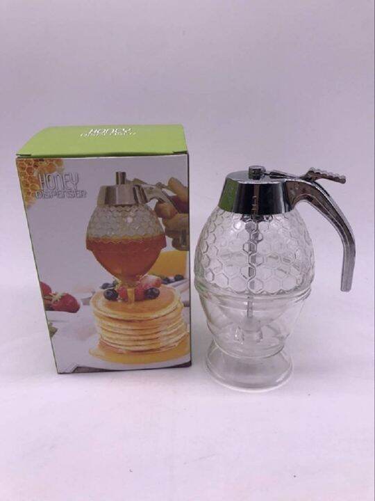 new-bottle-transparent-honey-storage-container-honey-dispenser-and-container-glass-crystal-honey-dispenser