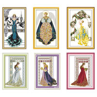 Joy Sunday cross stitch kits embroidery needlework sets Angel cross stitch kits printed fabric pattern 11CT 14CT craft embroider