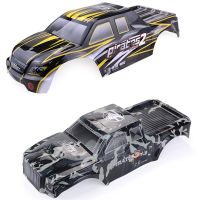 2Pcs Rc Car Body Shell Spare Parts - for Zd Racing Mt8 S3,Camouflage &amp; for Zd Racing 9116 08427 Grey