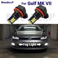 2PCS Canbus For VW Golf 7 MK7 VII 2015 2016 2017 2018 Auto LED Fog Light Bulbs Super Bright Lamp Bulbs Car Accessories