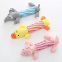 Plush Pet Dog Toy Chew Squeak Toys For Dogs Supplies Fit for All Puppy Pet Sound Toy Cute Elephant Duck Pig Plush Toys For Pets Toys