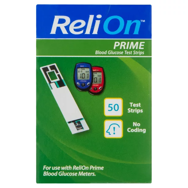 ReliOn Prime Blood Glucose Test Strips 50 Counts Lazada PH