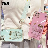 เคสสำหรับ Xiaomi โทรศัพท์กระจกแต่งหน้า YBD 11 Lite 4G 12 Lite 12 Pro 12T Pro 13 Lite เชือกยาวกรอบ Hello Kitty สำหรับการใช้ Srossbody