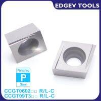 EDGEV CCGT060202 CCGT060204 CCGT09T302 CCGT09T304 R L C คาร์ไบด์แทรกเหล็กคว้าน CNC กลึงเครื่องมือกลึง Cermet Inserts TN60