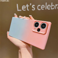 NORVIK เคส F5ซิลิโคน TPU นิ่มสีลูกกวาดไล่ระดับสีแบบเคสโทรศัพท์ N23-D1