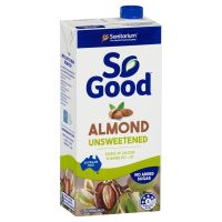 So Good Almond Milk Unsweetened โซกูด เครื่องดื่ม นมอัลมอนด์ สูตรไม่เติมน้ำตาล 1ลิตร