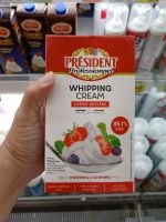 ecook ฝรั่งเศส ครีมแท้ ชนิด วิปปิ้งครีม ยูเอชที 35.15 max​ president professionnel whipping cream whipping &amp; cooking 1L