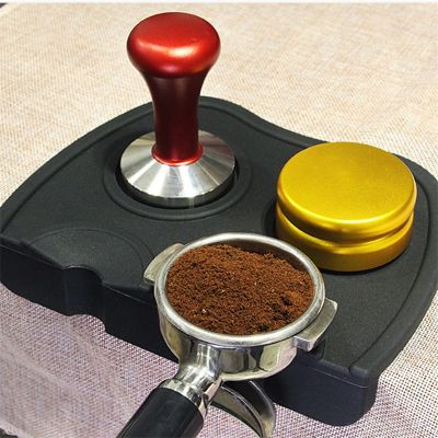 [hot]✘  Barista Anti-skid Espresso Tamping Holder Coffeeware Tampers Grind Silicone