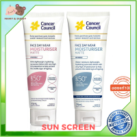 Cancer Council Australia Face Day Wear Moisturiser Matte SPF 50+ UVA UVB 75ml ครีมกันแดด โลชั่นกันแดด สเปรย์กันแดด กันแดด ครีม Sun Block Cream Sun Screen Mamy and Buddy