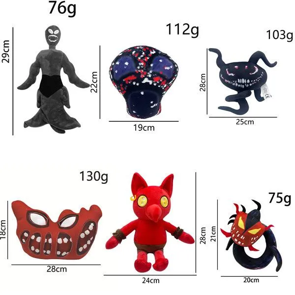 35cm New Roblox Doors Figure Plush Escape The Doors Digital Monster Horror  Game