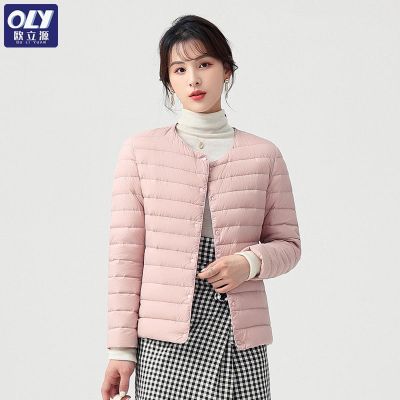 [COD] Cross-border down jacket womens short style 2022 autumn and winter new light thin liner section fashionable warm