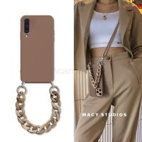 [Beike electronic] Crossbody Lanyard สร้อยคอหินอ่อนเคสสำหรับ Samsung Galaxy A70 A50 A7 2018 A40 A20e A50S A30S A30 A20 A10นุ่มปกหลัง