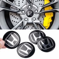 Honda 4pcs 56mm Car Wheel Center Hub Cap Emblem Sticker for civic city Mugen U-219 are