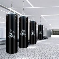 60/80/100/120cm PU Empty Boxing Sandbag Fitness Sanda Practice Target Kick Boxing Heavy MMA Training Punching Bag for Kids Adult