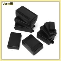 VERMILL 1/2pcs 9 ขนาด พลาสติก ABS คุณภาพสูง โครงการฝาครอบกันน้ำ กล่องใส่เครื่องมือ กล่องโครงการอิเล็กทรอนิกส์ กล่องใส่ของ