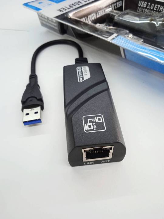 ตัวแปลงแลนด์-สายต่อแลนด์-usb-เป็น-lan-3-0-10-100-1000mbps-รองรับจิกบิทตัวแปลงแลนด์เป็ยusb-รองรับทุกวินโด้-ใช้ง่ายสัญญานดีใช้กับเครื่องแม็คได้