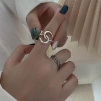 [COD] New ins cold style European and ring simple geometric retro womens personality opening on behalf of