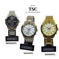 SEIKO Chronograph QUARTZ รหัส SKS403P1 จับเวลา กันน้ำ100m ประกันศูนย์ไซโก้