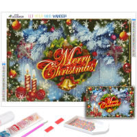 Christmas Decoration 5D DIY Diamond Painting Diamond Art Mosaic Embroidery Cross Stitch Kit Home Decor Stickers New Year 2022