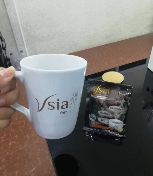 กาแฟถังเช่าเครื่องดื่มกาแฟถังเช่า-วีเซีย-1-กล่อง-มี-10-ซอง