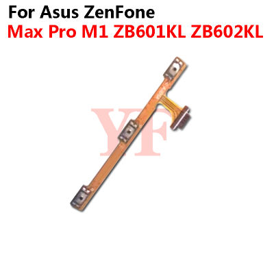 Asal untuk ZenFone Max Pro สวิตช์ ZB601KL M1 ZB602KL ที่ปรับเสียงขึ้นลง X00TD Kuasa Pada ปิดกุญแจปุ่มด้านข้าง Flex