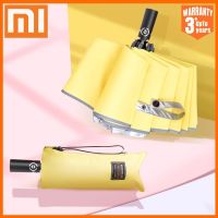 Xiaomi Umbrella Automatic Folding Anti Uv Reverse Umbrella with Reflective Strip 10 Ribs Windproof Women Umbrella Rain Parasol