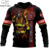 Brave Firefighter 3D All Over Printed Unisex Hoodie Men Sweatshirt Zip Pullover Casual Jacket Tracksuits Drop shipping