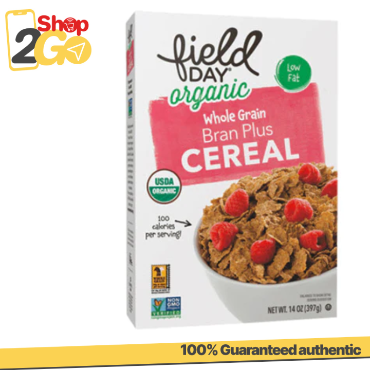 Field Day Organic Whole Grain Bran Plus Cereal 397g Lazada PH