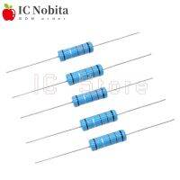 5PCS 5W 1 Metal Film Resistor Resistance 0.1R 10M 1K 2K 4.7K 1.2 1.3 3.3 10 22 33 68 120 360 18 390 470 82R K ohm 10K 100K 1M