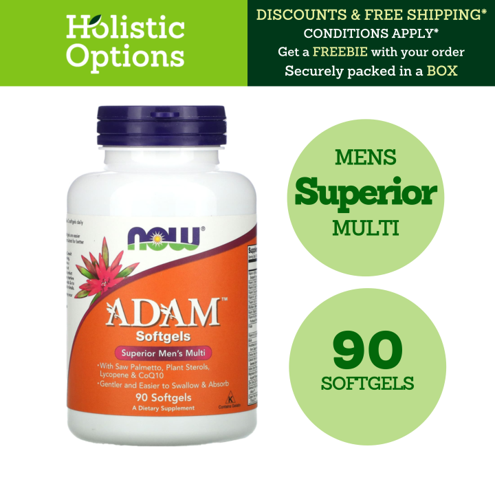 NOW Foods, ADAM, Superior Men's Multi, 90 Softgels | Lazada PH
