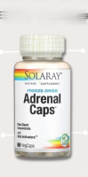 Solaray, Adrenal Caps contain 60 VegCap capsules.