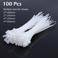 100pcs Cable Ties Heavy Duty 8 Inch, 40lbs Tensile Strength, Multi-Purpose Self-Locking Nylon Cable Ties for Ind-ju544982