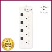 ปลั๊กไฟ WIZZ WPS S443 3 ม.POWER STRIP WIZZ WPS S443 3 M **ขายดีที่สุด**