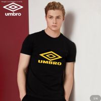 Umbro/Umbro เสื้อยืดแขนสั้นลายโลโก้ขนาดใหญ่มาตรฐานสีทองสำหรับฤดูร้อน UO202AP2551