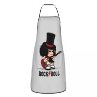 Comic Mafalda Rock Guitar Apron for Women Men Unisex Bib Cartoon Quino Manga Kitchen Cooking Tablier Cuisine Chef Baking