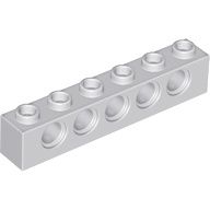 Lego Technic part (ชิ้นส่วนเลโก้) No.3894 Brick 1 x 6 with Holes