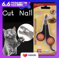 Cataccessories กรรไกรตัดเล็บแมวและสุนัข สีดำรุ่น Cut Nail ทำจากสแตนเลสคุณภาพดี