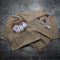 เสื้อยืด ลาย MOCCA Dice INSIGHT BROWN สําหรับผู้ชาย QC7311623