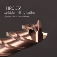 【hot】☽♕  Milling Cutter Alloy Tungsten Maching Hrc55 Endmill Machine Tools cnc Router Bits