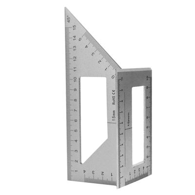 Multifunctional Square Triangle Ruler Measuring Ruler Three-Dimensional Positioning Ruler T-Shaped Measuring Woodworking Ruler Tool