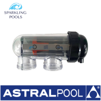 เซลล์เครื่องเกลือ Cell VX9 - Astralpool VX Salt Chlorinator Replacement Cell &amp; Housing (Genuine) VX9 *Excluding union