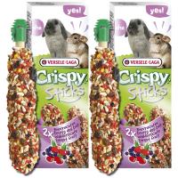 ขนมกระต่าย สำหรับกระต่าย และ ชินชิล่า รสผลไม้ป่า 110 กรัม (2 กล่อง) Versele Laga Rabbits Chinchillas Crispy Forest Fruit Stick 110g (2 boxes)