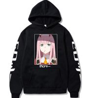 Darling In Franxx Anime Zero Two Beautiful Girl Print Hoodies Streetwear Men/Women Loose Long-Sleeve Oversized Hoodies Size Xxs-4Xl